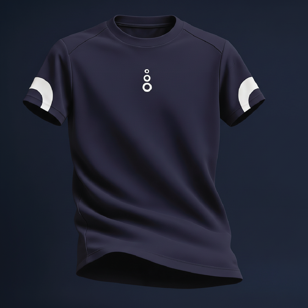 Dots Essential-T Jersey T-Shirt Pria & Wanita - Kaos Olahraga, Tenis, Padel, Bulutangkis/Badminton, Running/Lari