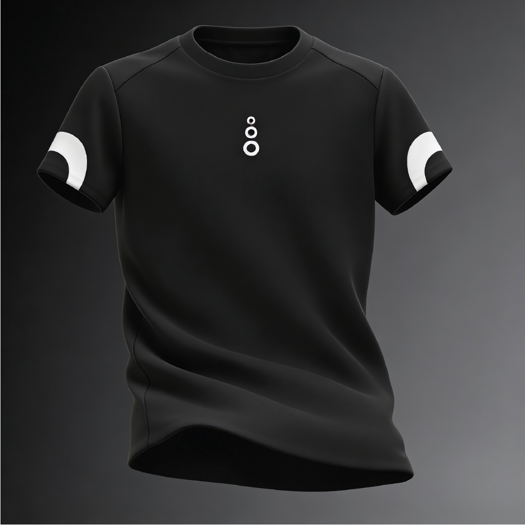 Dots Essential-T Jersey T-Shirt Pria & Wanita - Kaos Olahraga, Tenis, Padel, Bulutangkis/Badminton, Running/Lari
