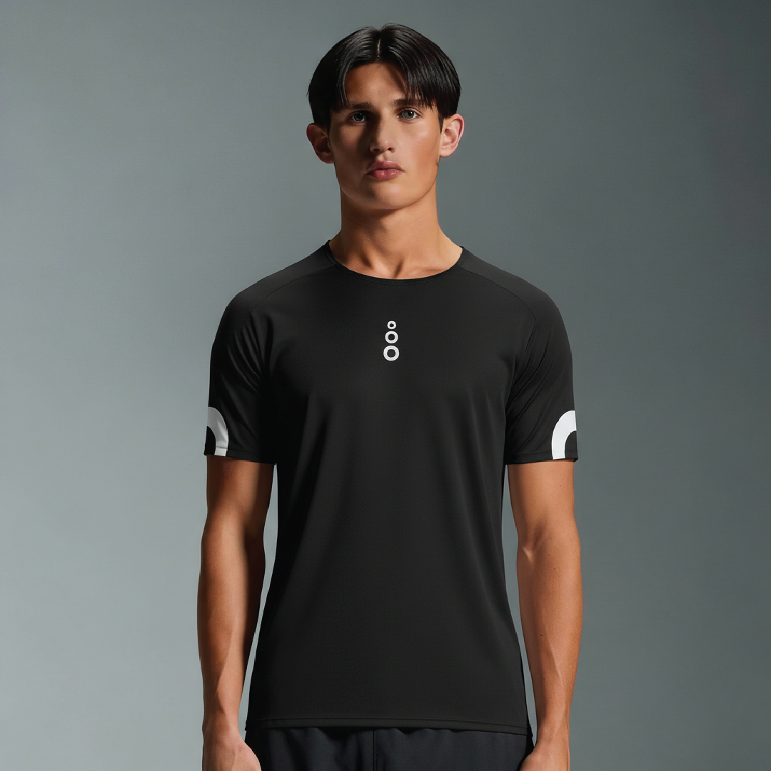 Dots Essential-T Jersey T-Shirt Pria & Wanita - Kaos Olahraga, Tenis, Padel, Bulutangkis/Badminton, Running/Lari