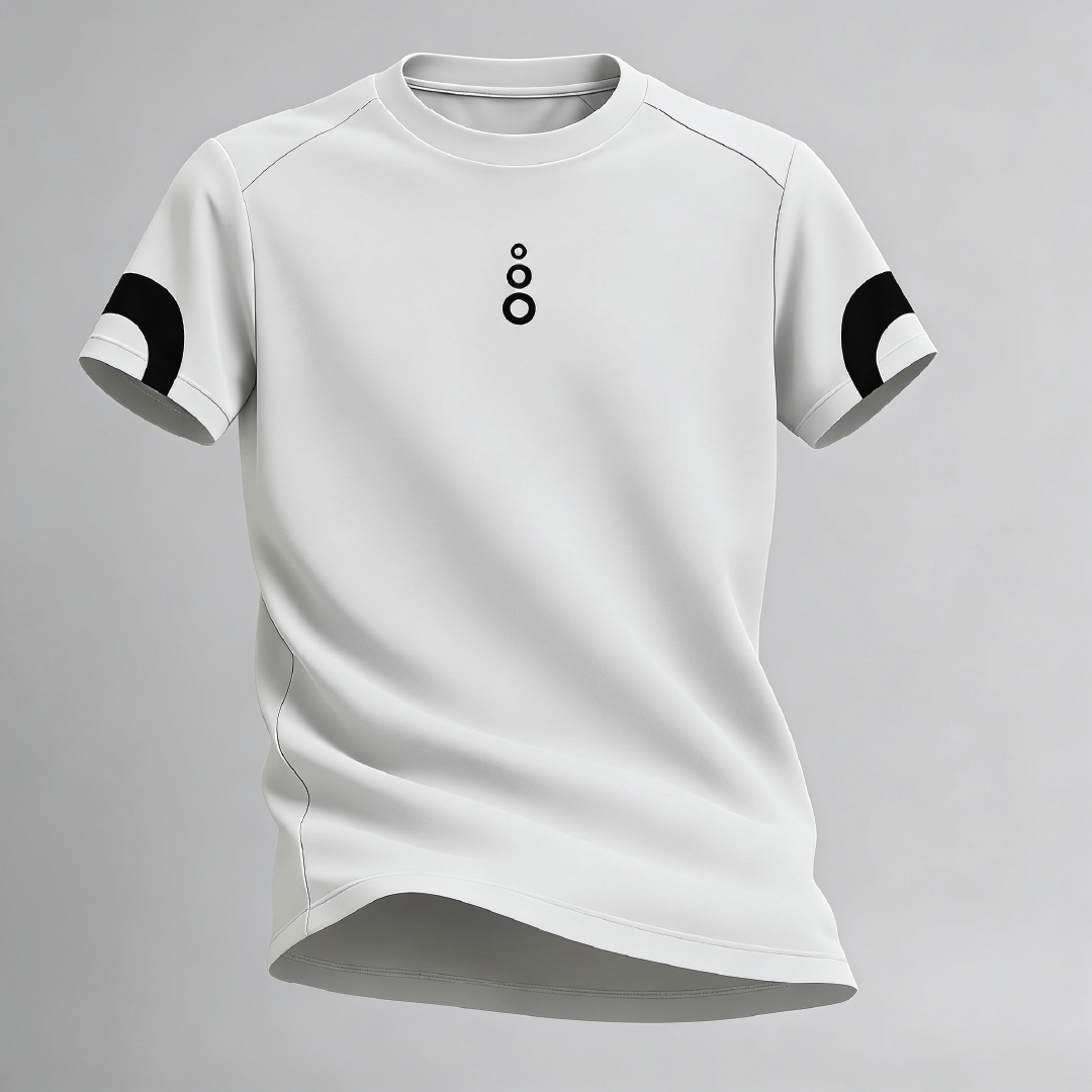 Dots Essential-T Jersey T-Shirt Pria & Wanita - Kaos Olahraga, Tenis, Padel, Bulutangkis/Badminton, Running/Lari