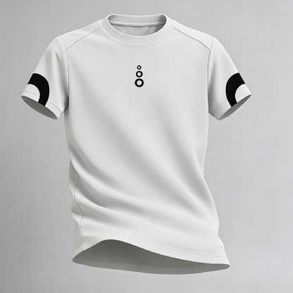 Dots Essential-T Jersey T-Shirt Pria & Wanita - Kaos Olahraga, Tenis, Padel, Bulutangkis/Badminton, Running/Lari